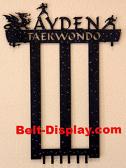 ATA Taekwondo: Tae kwon do Belt Display: Tae kwon do belt rack