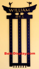 ata taekwondo:Taekwondo belt display: 14 level Taekwondobelt rack