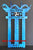 bo staff weapons martial arts belt rack